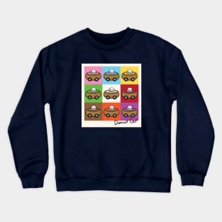 Donut Car // Pop Art Crewneck Sweatshirt